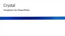  Presentation with blue ribbon - Slides featuring blue ribbon on white background background and a white colored foreground