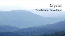  Presentation with rolling hills - PPT theme having blue ridge mountain rolling hills background and a  colored foreground