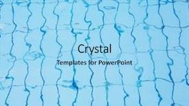  Presentation with ripples - PPT theme having blue ripples pool water background background and a light blue colored foreground