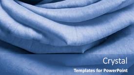  Presentation with blue rose - Colorful PPT theme enhanced with blue-rose-petals-close-up backdrop and a ocean colored foreground