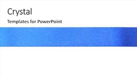  Presentation with blue ribbon - Audience pleasing slide deck consisting of blue satin ribbon isolated backdrop and a white colored foreground