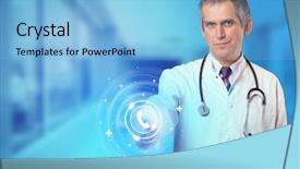  Presentation with call center - Amazing presentation having touching blue screen with call backdrop and a light blue colored foreground