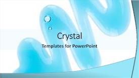  Presentation with sample - Theme enhanced with blue shower gel sample isolated background and a arctic colored foreground