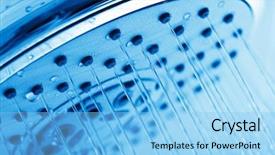  Presentation with plain clear navy blue blue and white cloudy - Amazing slide set having blue shower backdrop and a light blue colored foreground