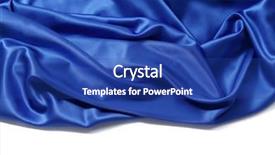  Presentation with silk industry - Colorful slides enhanced with blue silk background backdrop and a ocean colored foreground