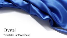  Presentation with silk industry - Slide set consisting of blue silk background background and a white colored foreground