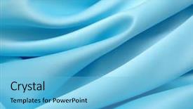  Presentation with silk industry - Beautiful slides featuring blue silk backdrop and a light blue colored foreground