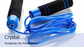  Presentation with rope - Colorful PPT theme enhanced with two canadian flags waving backdrop and a gray colored foreground