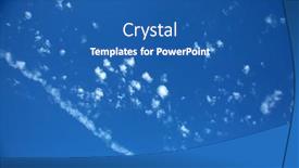  Presentation with rain sky - Slide deck with blue-sky-a-blue-sky background and a ocean colored foreground