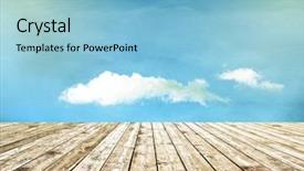  Presentation with autumn wood - Audience pleasing PPT layouts consisting of blue sky and background backdrop and a light blue colored foreground