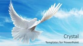  Presentation with blue sky - PPT layouts consisting of blue sky and beautiful white background and a  colored foreground