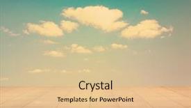  Presentation with film - Cool new presentation theme with blue sky and miror floor cloudy background retro film filtered instagram style backdrop and a lemonade colored foreground