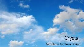  Presentation with sky blue - Amazing presentation design having blue sky background with white backdrop and a light blue colored foreground