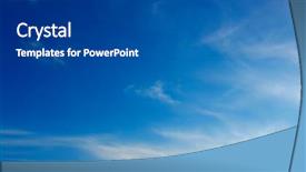  Presentation with sky blue - Colorful presentation enhanced with blue sky background with white backdrop and a dark gray colored foreground