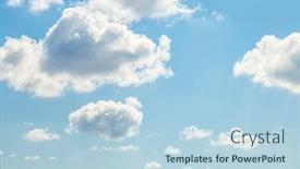  Presentation with sky blue - Presentation design consisting of blue-sky-background-with-white background and a light blue colored foreground