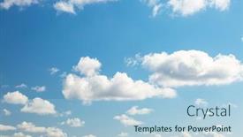  Presentation with sky blue - Colorful presentation design enhanced with blue-sky-background-with-white backdrop and a light blue colored foreground