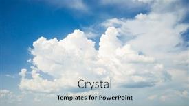  Presentation with climate - Presentation theme having blue-sky-background-with-white background and a lemonade colored foreground