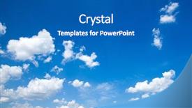  Presentation with dubai skyline on blue sky - PPT layouts with blue sky background background and a teal colored foreground