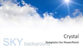  Presentation with water blue sky and peaceful - PPT layouts enhanced with blue sky background background and a white colored foreground