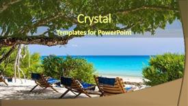  Presentation with water blue sky and peaceful - Amazing PPT layouts having blue sky in mozambique africa backdrop and a tawny brown colored foreground