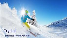  Presentation with beautiful skin and beach - Beautiful presentation featuring blue sky on background free backdrop and a  colored foreground