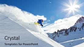  Presentation with beautiful skin and beach - Presentation having blue sky on background free background and a light blue colored foreground