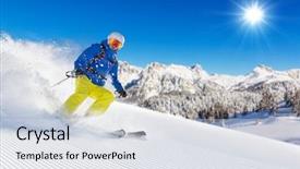  Presentation with sky blue - Audience pleasing PPT layouts consisting of blue sky on background free backdrop and a sky blue colored foreground