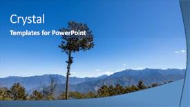  Presentation with blue mountain - 