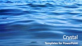  Presentation with sea sun - Beautiful slides featuring blue sky sun and sea backdrop and a teal colored foreground