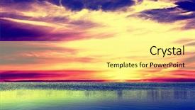  Presentation with sun blue sky and ocean - Theme featuring personal effectiveness - apple cider vinegar lemon background and a cream colored foreground