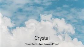  Presentation with plain clear navy blue blue and white cloudy - Cool new PPT theme with blue sky texture film emulation backdrop and a  colored foreground