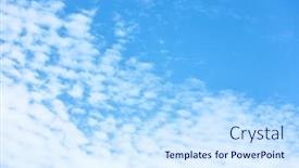  Presentation with abstract blue white - Colorful slides enhanced with blue-sky-with-multitude backdrop and a sky blue colored foreground