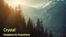  Presentation with sky sun - Slide set enhanced with blue sky with sun light background and a wine colored foreground