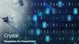  Presentation with smart light - Presentation design consisting of blue smart tech transition background and a ocean colored foreground