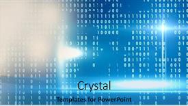  Presentation with blue tech - Slide set enhanced with blue smart tech transition background and a teal colored foreground