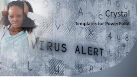  Presentation with blue tech - Presentation design enhanced with blue smart tech transition background and a  colored foreground