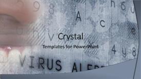  Presentation with blue tech - Slide deck having blue smart tech transition background and a light gray colored foreground