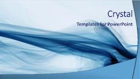  Presentation with blue abstract - PPT layouts consisting of blue smoke natural abstract backgrounds background and a sky blue colored foreground