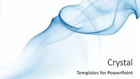  Presentation with smoke - Amazing presentation having blue smoke backdrop and a sky blue colored foreground