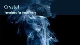  Presentation with pink and blue acrylic smoke - Theme consisting of blue smoke background and a ocean colored foreground