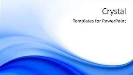  Presentation with abstract business - Theme having blue soft color wave abstract background and a white colored foreground