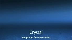  Presentation with spotlight - PPT theme having blue spotlight - empty room background and a ocean colored foreground