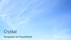  Presentation with light from dark sky god - Slide deck with blue spring sky with light background and a  colored foreground