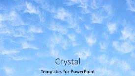  Presentation with abstract blue white - Slide deck enhanced with blue-spring-sky-with-lots background and a light blue colored foreground