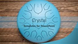  Presentation with rustic wood - PPT layouts enhanced with blue-steel-tongue-drum-top background and a light blue colored foreground