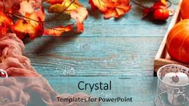  Presentation with abstract blue map - Cool new PPT theme with blue surface with pumpkin maple backdrop and a light blue colored foreground