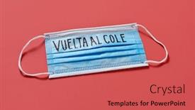  Presentation with infection - Slide set featuring blue-surgical-mask background and a red colored foreground