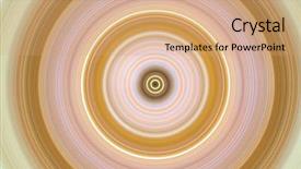  Presentation with motion - Colorful theme enhanced with blue swoosh - motion blurred abstract in circle backdrop and a coral colored foreground