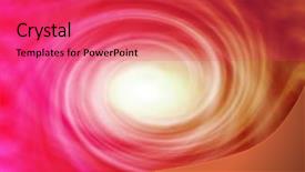  Presentation with black hole - Amazing slide set having blue swoosh - spinning black hole warp zone backdrop and a red colored foreground