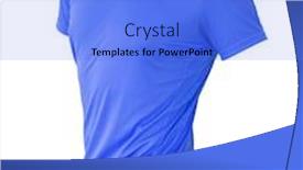  Presentation with blue design - PPT layouts having blue-t-shirt-template background and a cobalt blue colored foreground